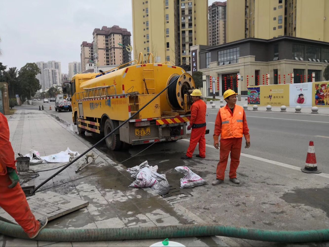 大化排污管道清淤-管道清洗